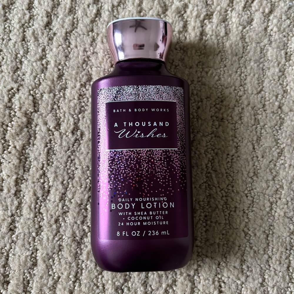 A Thousand Wishes by Bath & Body Works body lotion
Never used - Picture 1 of 2